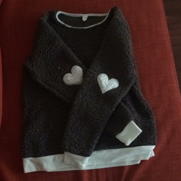 Gray Fuzzy Jacket - Picture 2 of 2